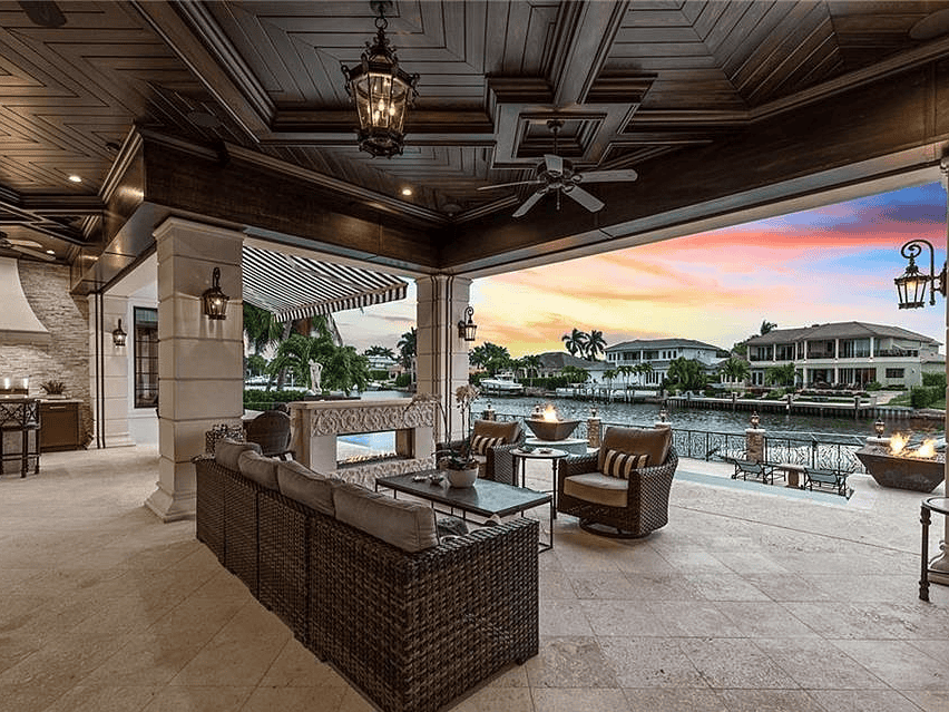 Patio of this 4-Bedroom,8129 Sq Ft Plan -219-1019