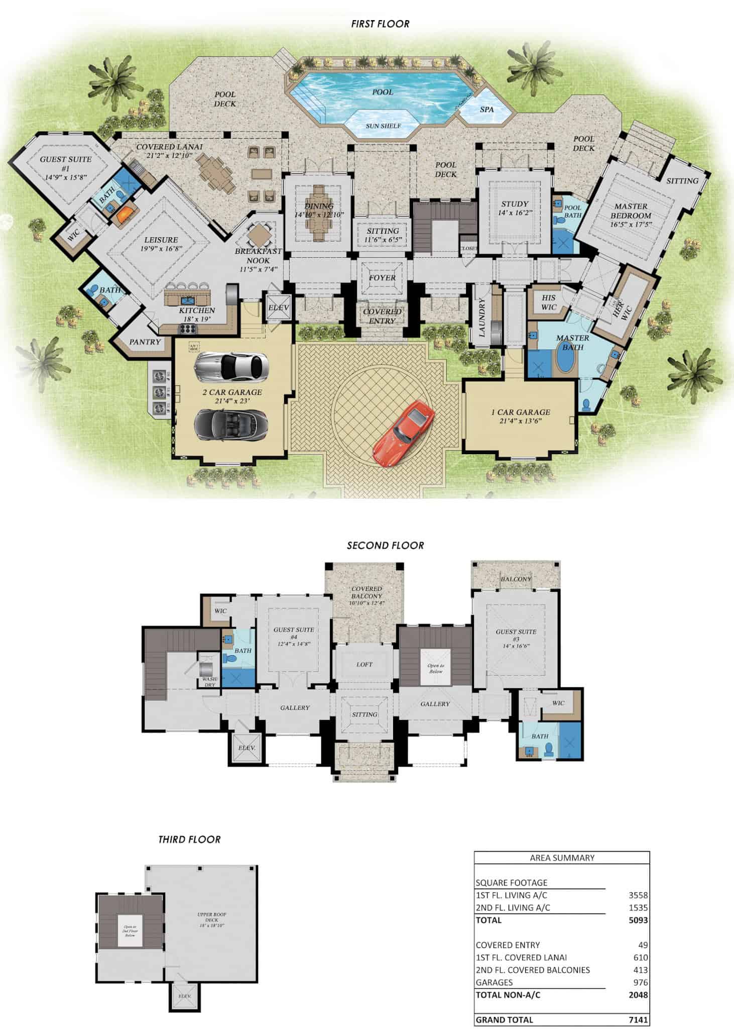 Main Level of Transitional Plan #219-1020