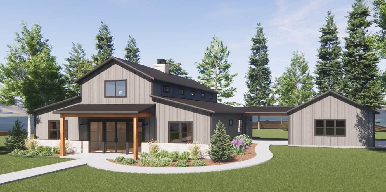 Right Side View of this 3-Bedroom,2500 Sq Ft Plan -220-1001