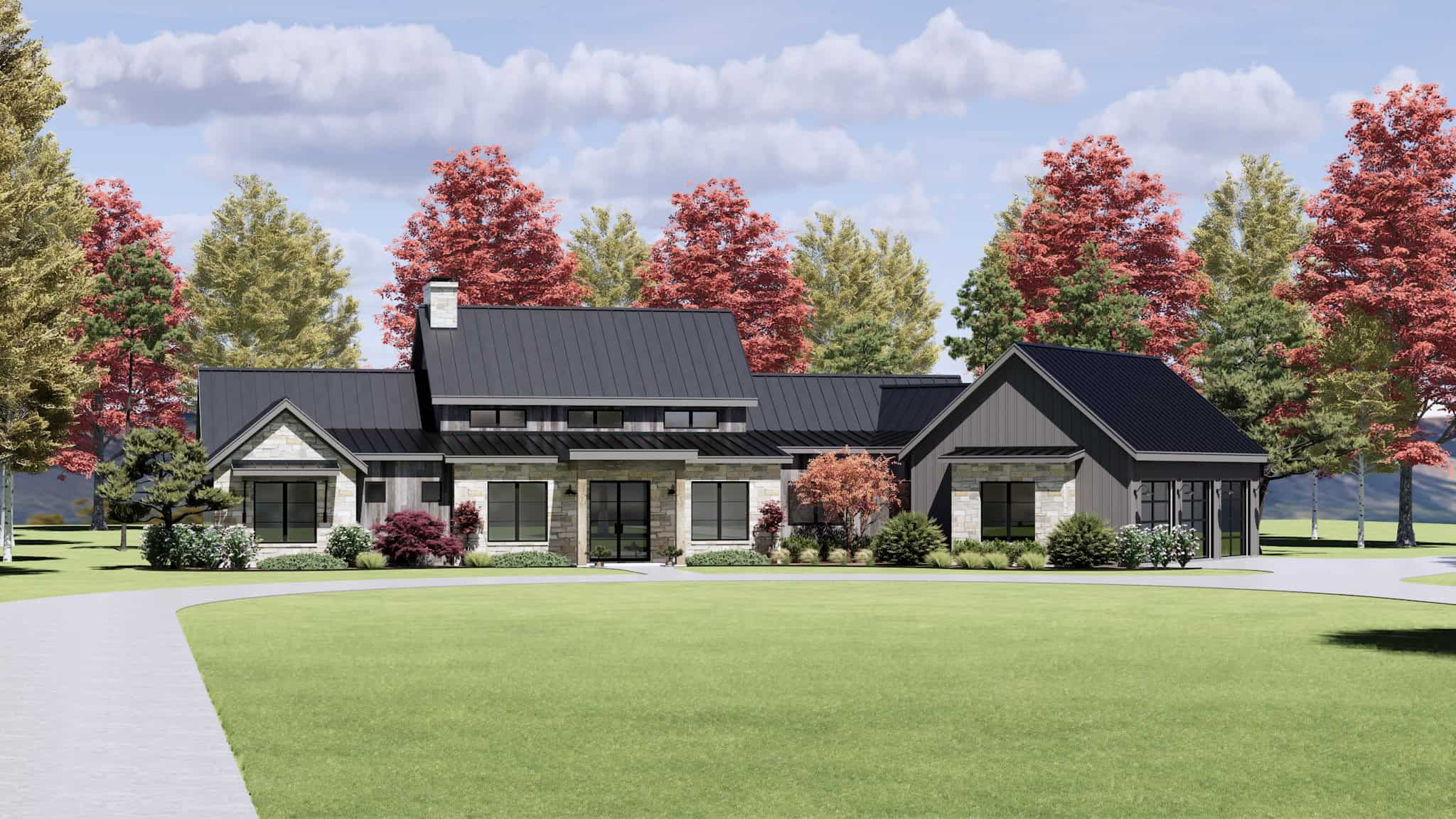 Left Side View of this 4-Bedroom,3609 Sq Ft Plan -220-1002