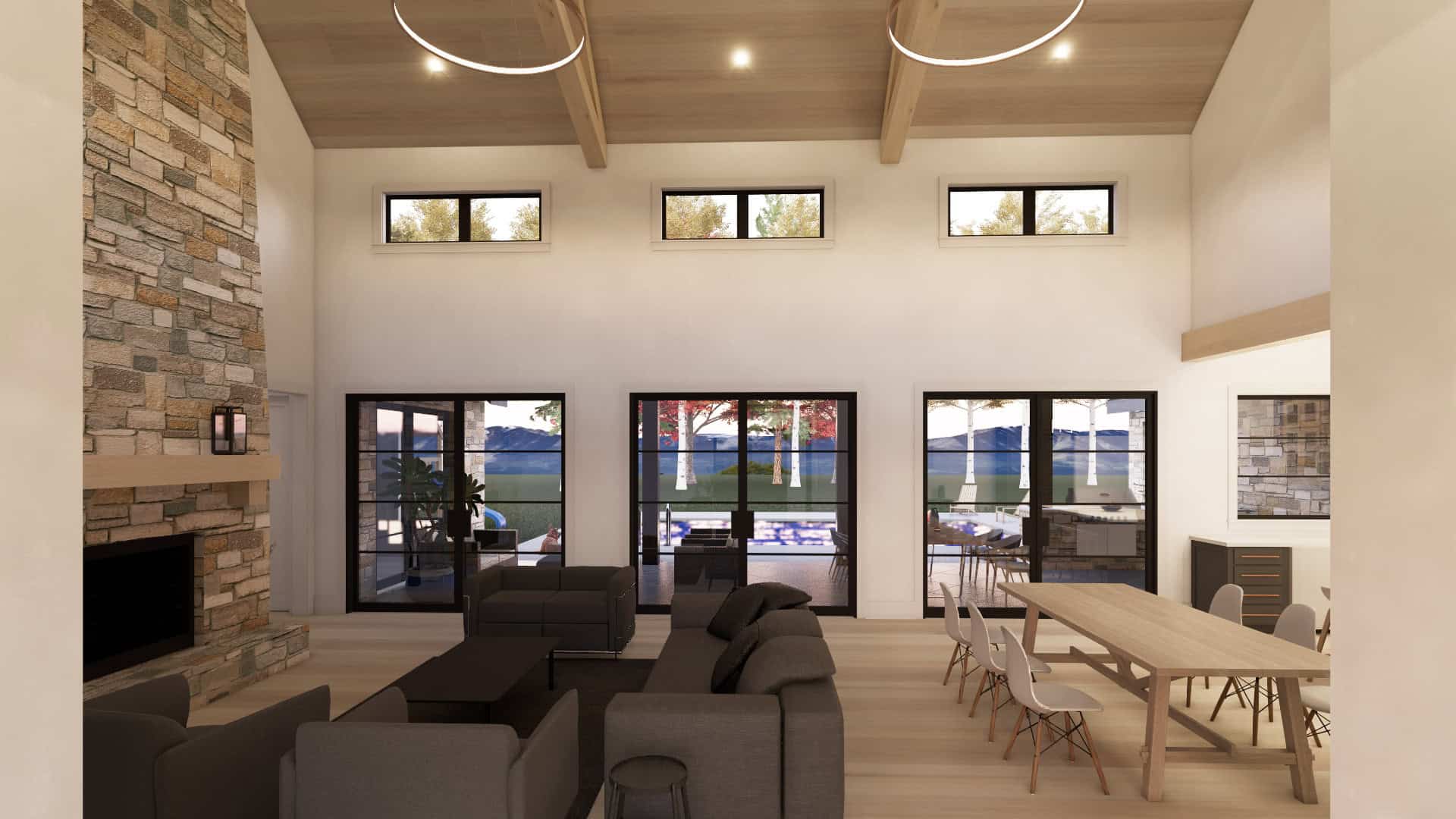 Great Room of this 4-Bedroom,3609 Sq Ft Plan -220-1002
