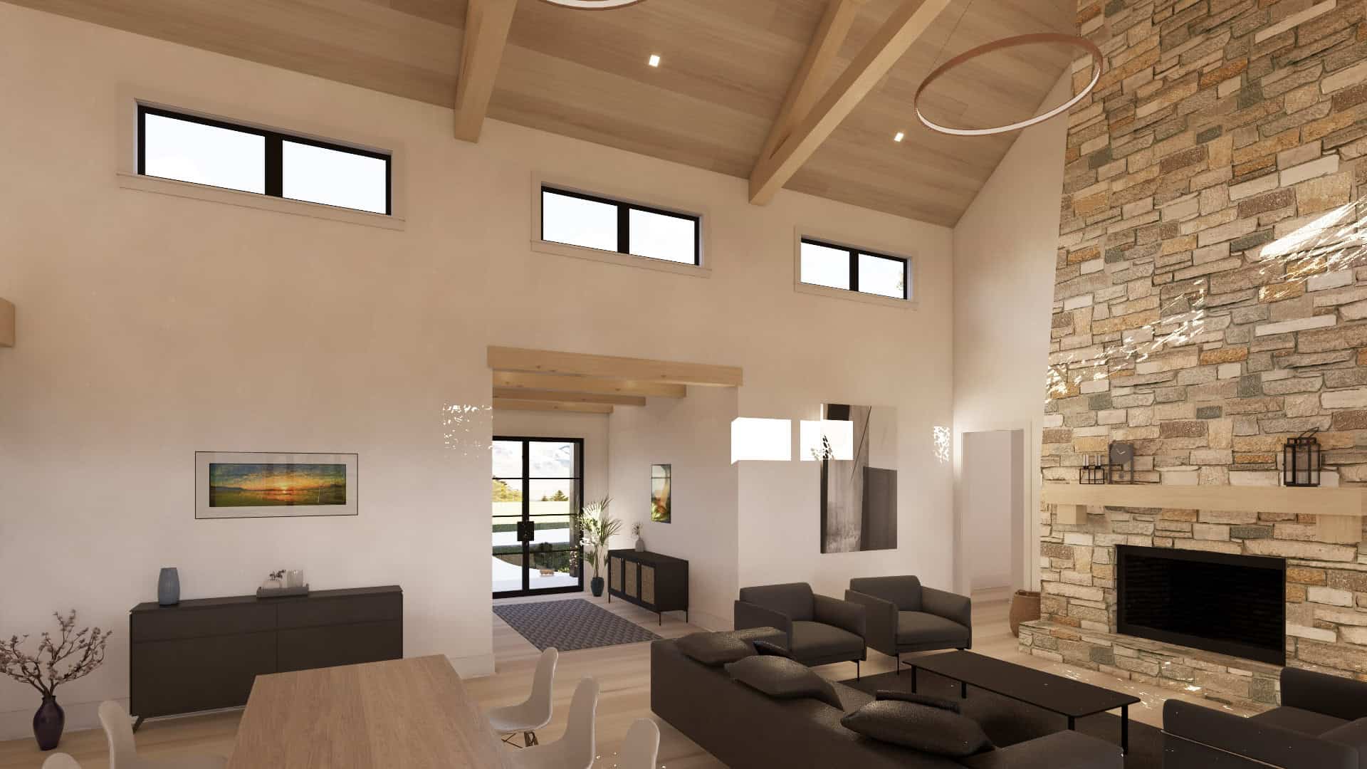 Great Room of this 4-Bedroom,3609 Sq Ft Plan -220-1002