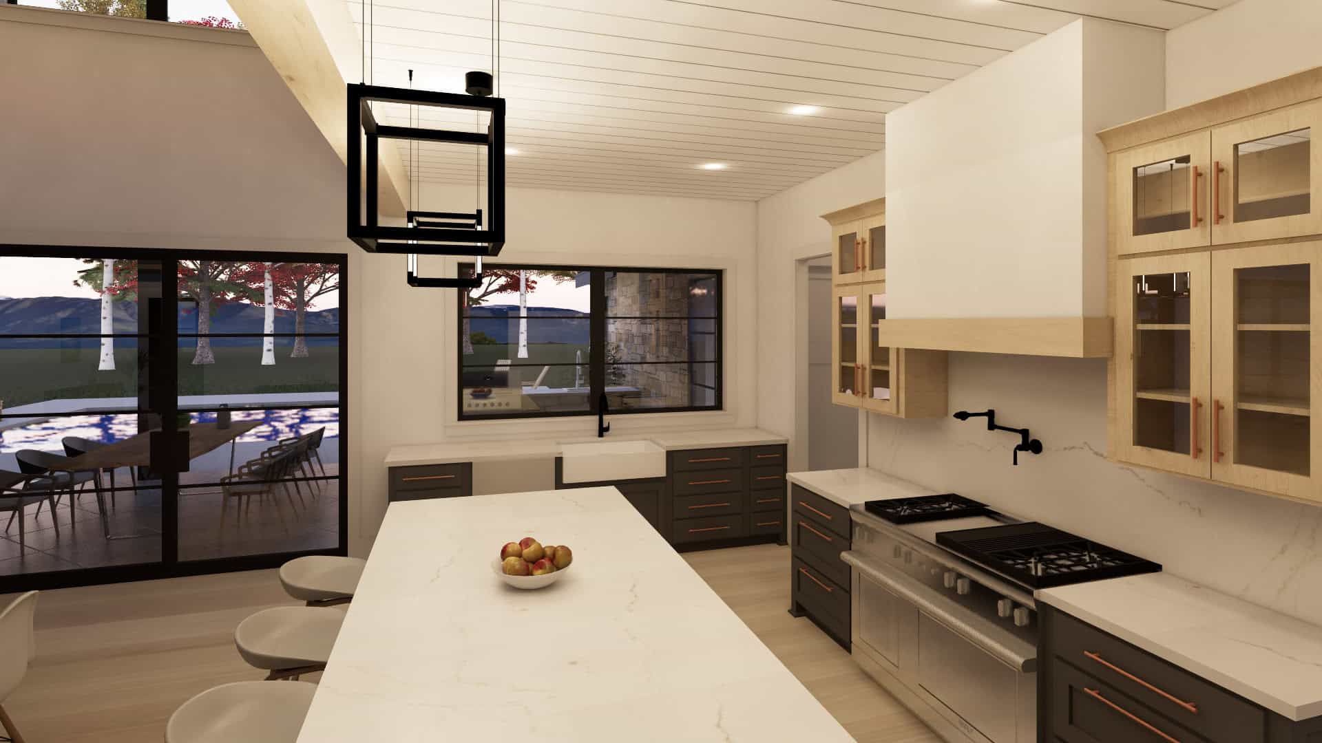 Kitchen: Kitchen Island of this 4-Bedroom,3609 Sq Ft Plan -220-1002