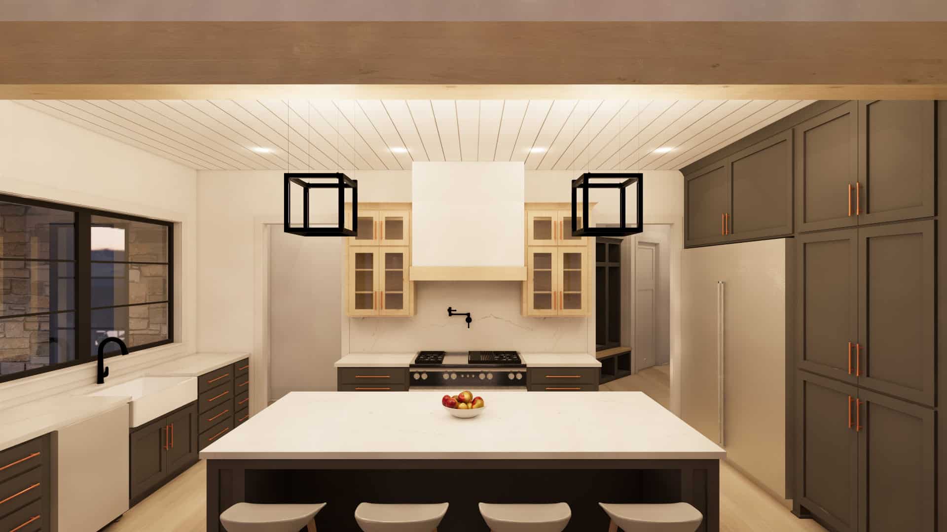 Kitchen: Kitchen Island of this 4-Bedroom,3609 Sq Ft Plan -220-1002