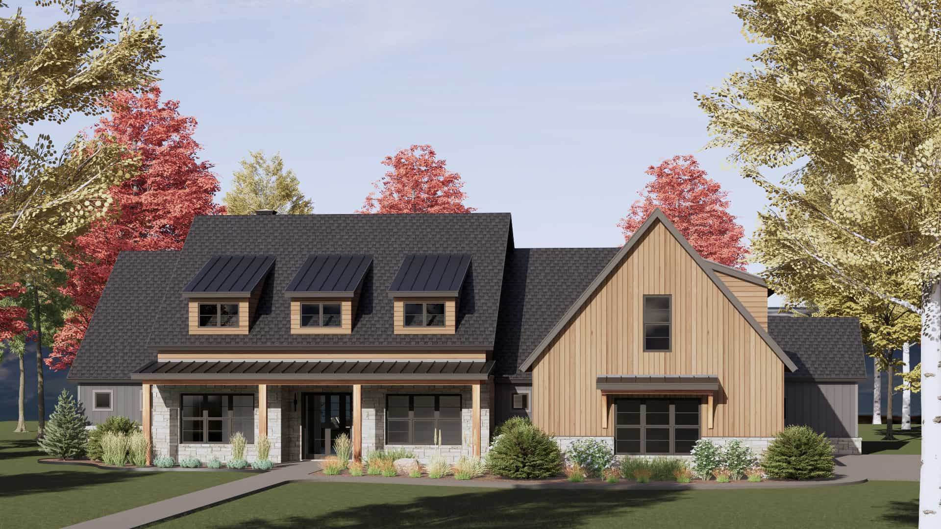 Right Side View of this 4-Bedroom,3680 Sq Ft Plan -220-1003