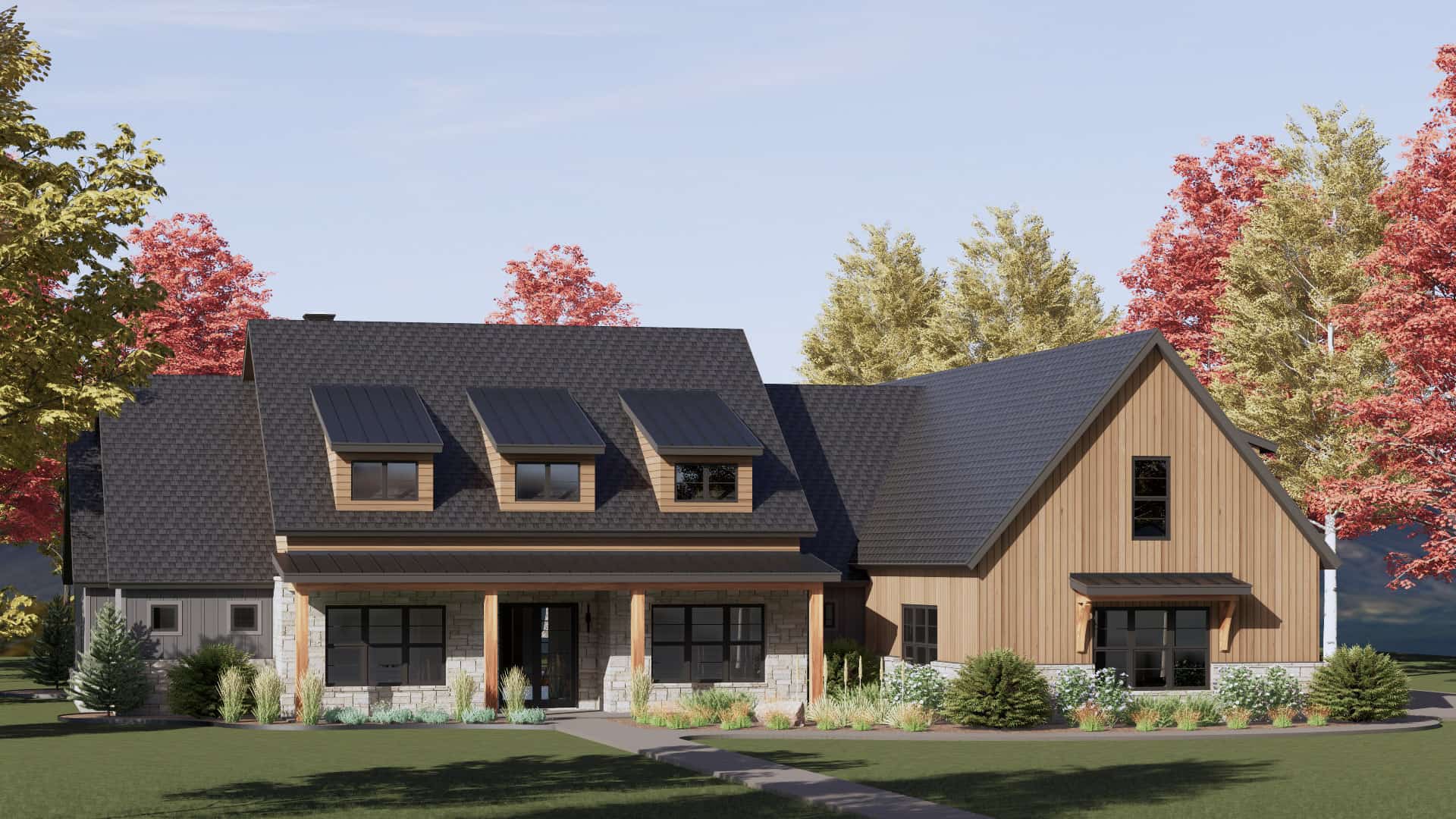 Left Side View of this 4-Bedroom,3680 Sq Ft Plan -220-1003