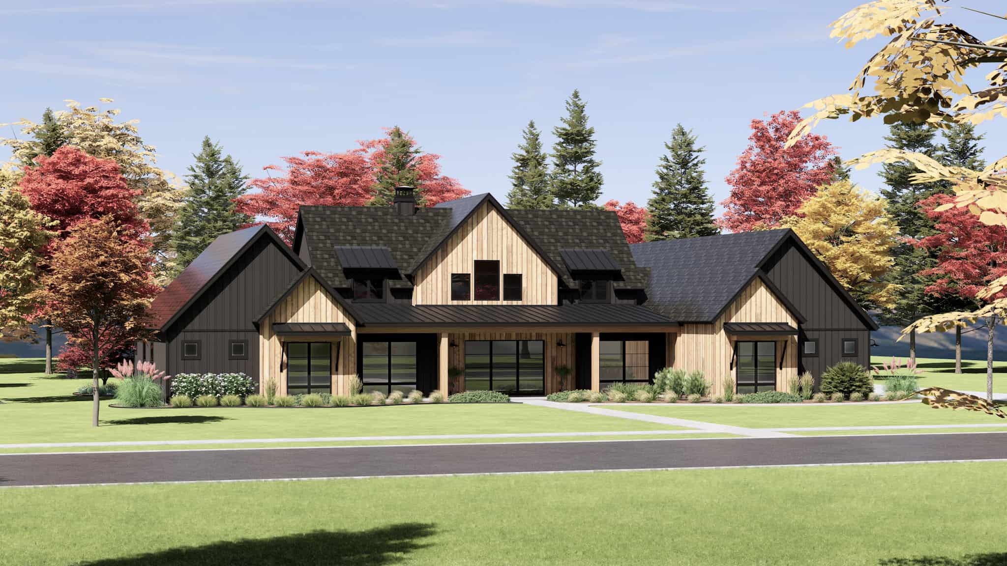 Left Side View of this 4-Bedroom,3652 Sq Ft Plan -220-1005